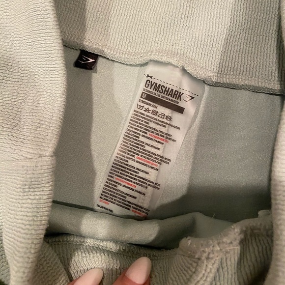 GYMSHARK POISE CROPPED LEGGINGS Light Green - Picture 8 of 8